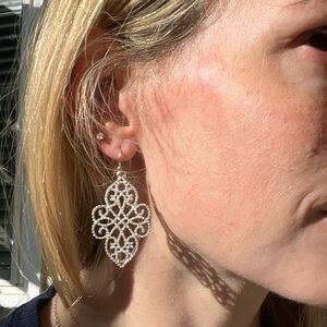 Intricate Silver Filigree Earrings